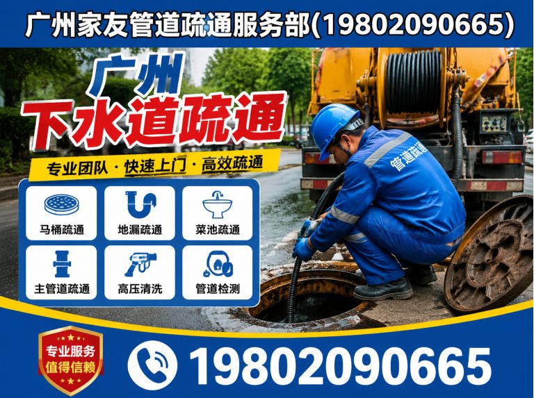 黄埔区广州管道疏通展示图